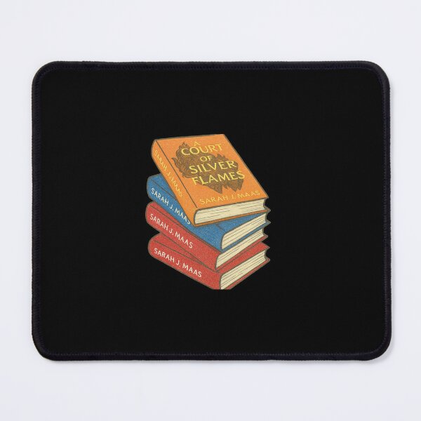 Item preview, A Court of Silver Flames Book Stack | ACOTAR Series Fan Art designed and sold by biblio_phile.