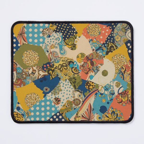 Item preview, Retro Patch Fusion designed and sold by Kaleidoscope Print.
