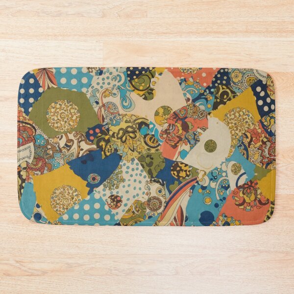 Item preview, Retro Patch Fusion designed and sold by Kaleidoscope Print.