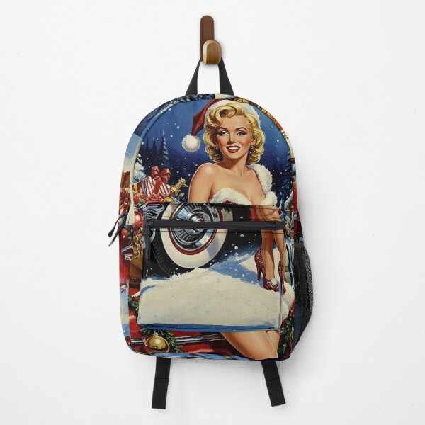 Item preview, Marilyn Monroe's Christmas: Pin-Up Santa and Red Convertible | Hollywood Holidays designed and sold by Art's Diner.