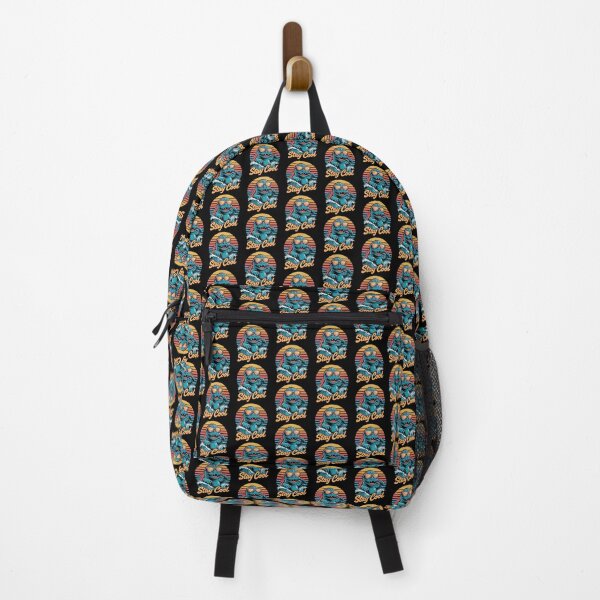 Item preview, Cool Dino Surfing Retro Sunset designed and sold by RkskArt.