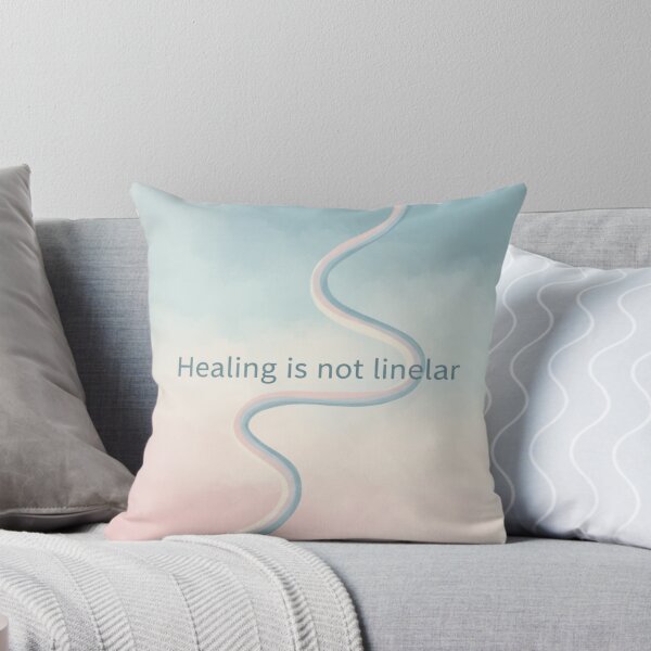 Item preview, Healing Is Not Linear – Mental Health Awareness Quote designed and sold by Happyfreedom.