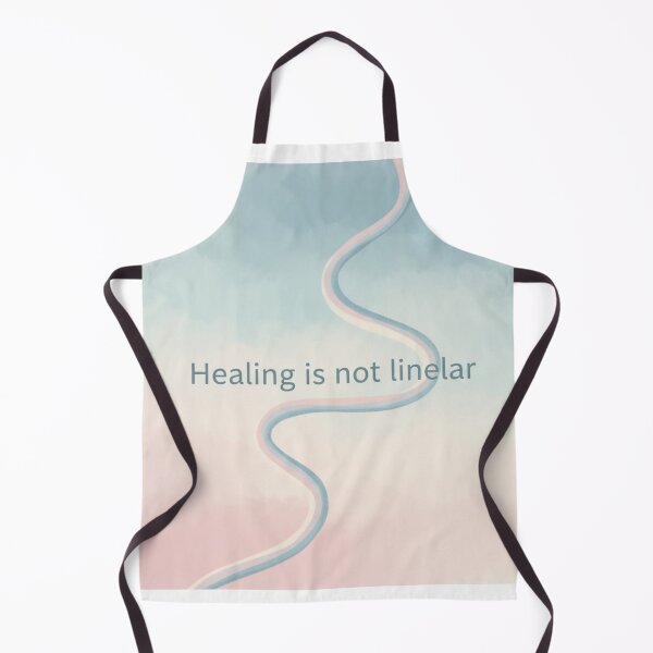 Item preview, Healing Is Not Linear – Mental Health Awareness Quote designed and sold by Happyfreedom.