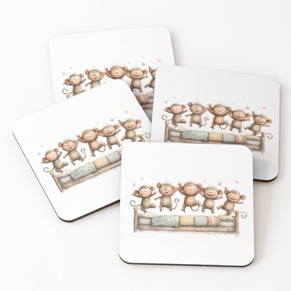 Item preview, 5 Little Monkeys Jumping on the Bed designed and sold by Boddicca.