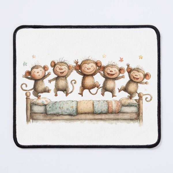 Item preview, 5 Little Monkeys Jumping on the Bed designed and sold by Boddicca.