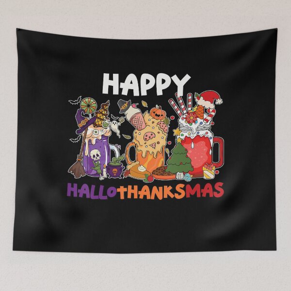 Item preview, Happy Christmas Hallothanksmas 2025 Vintage Merry Tree designed and sold by JamieFmorriSS.