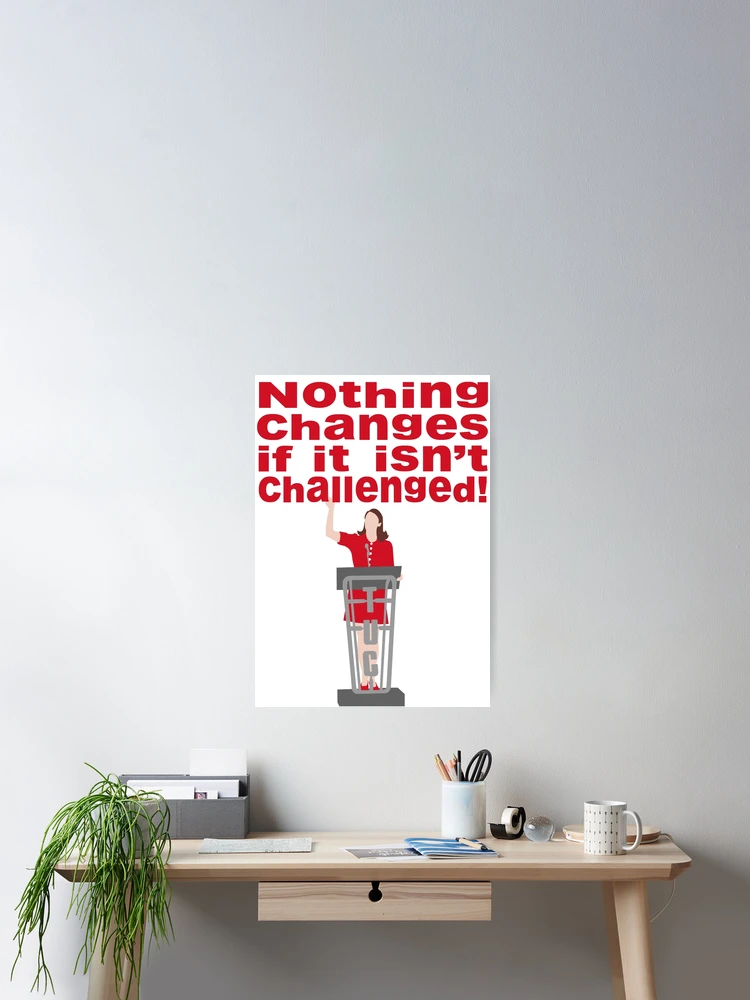 Thumbnail 2 of 3, Poster, Nothing changes... (version 1) designed and sold by HatsyAmos.