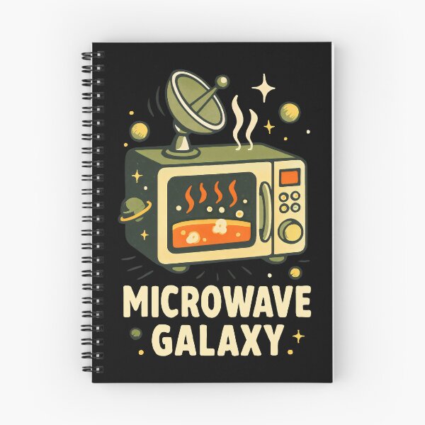 Item preview, Cosmic Cooking Scene with Satellite Dish and Galactic Glow designed and sold by SplashTastic.