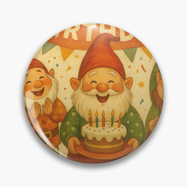 Item preview, Funny dwarves celebrate a birthday party designed and sold by Mauswohn.