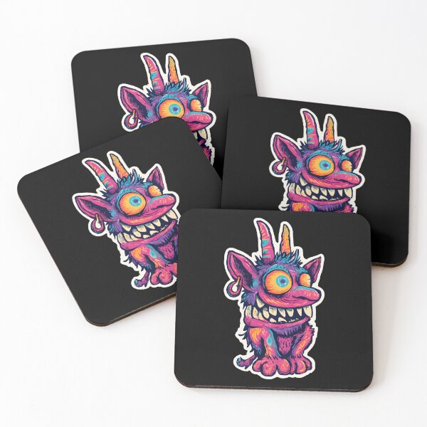 Item preview, Psychedelic Goblin Monster – Trippy Colorful Creature Art | Goblincore Aesthetic designed and sold by Goblinlife.