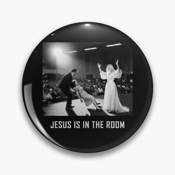 Item preview, Jesus Is in the Room — Revival Night (Tribute to the Great Healing Revivals) designed and sold by Sanctum Icons.