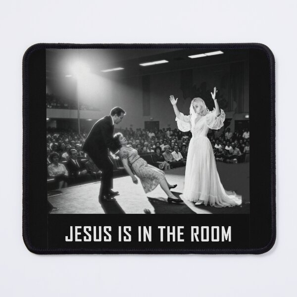Item preview, Jesus Is in the Room — Revival Night (Tribute to the Great Healing Revivals) designed and sold by Sanctum Icons.