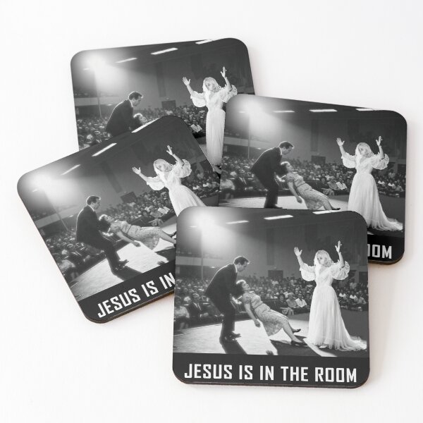 Item preview, Jesus Is in the Room — Revival Night (Tribute to the Great Healing Revivals) designed and sold by Sanctum Icons.