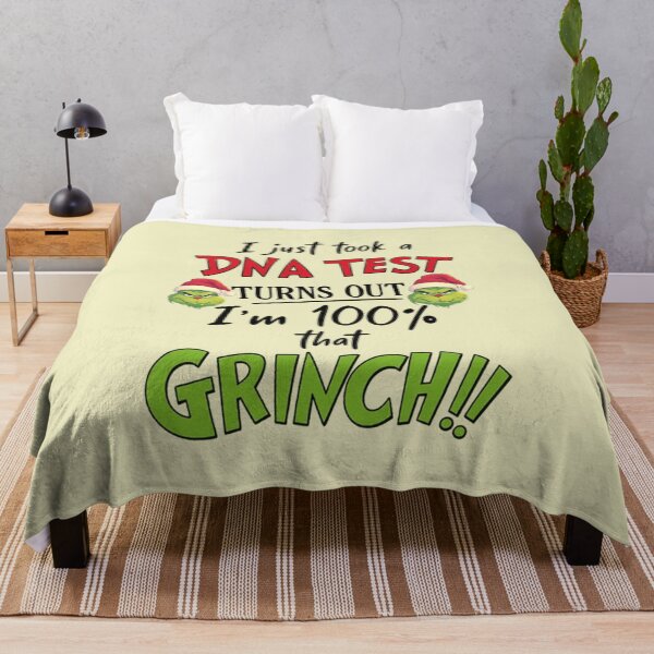 Item preview, I just took a DNA test turns out I'm 100% that Grinch! Funny Christmas designed and sold by Vicky021.