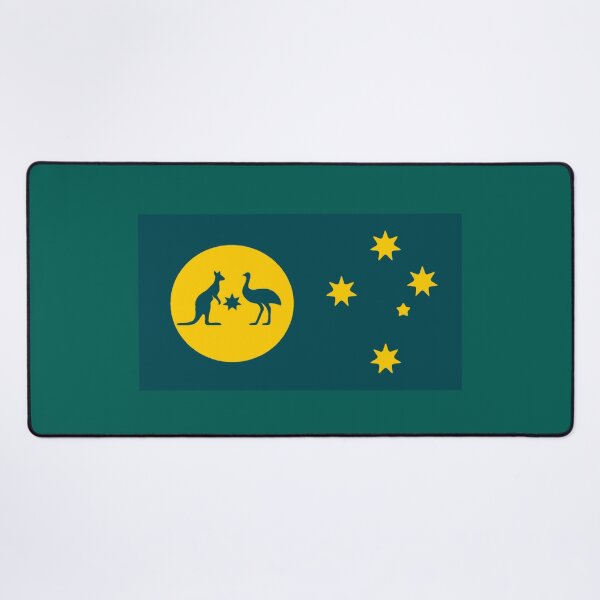 Item preview, Australian Sun-Crest Flag with Southern Cross designed and sold by Kangaroo Sun.