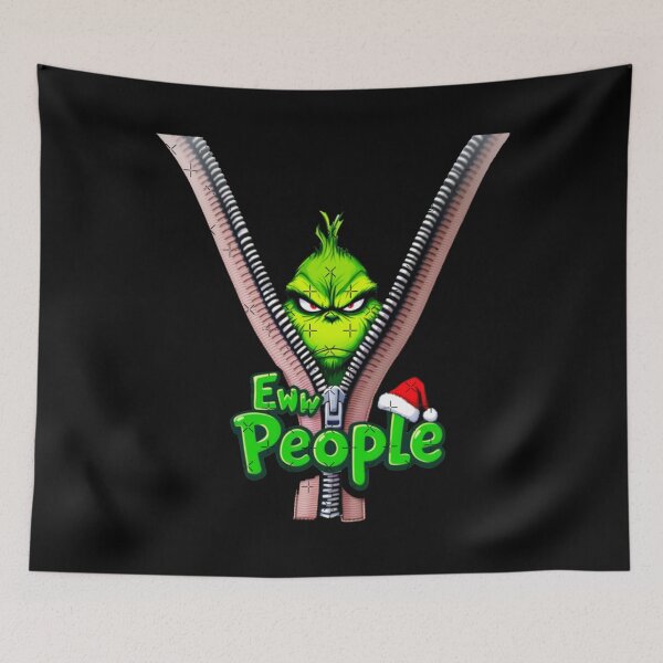 Item preview, Grinch Eww People Funny Christmas Anti-Social Holiday Design designed and sold by TiannaSalazar.