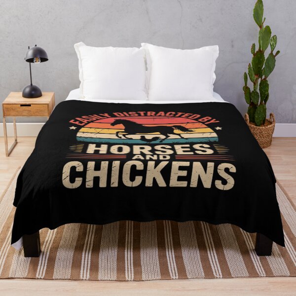 Item preview, Easily Distracted By Horses And Chickens Farm designed and sold by LeeEvans222.