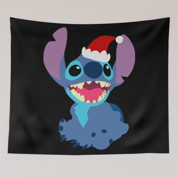 Item preview, Stitch Cute Santa Christmas Holiday Art designed and sold by TiannaSalazar.