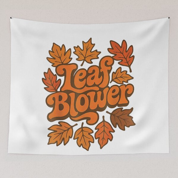 Item preview, vintage blower leaf retro vibes halloween classic fall autumn funny costume designed and sold by Coryconcetta.