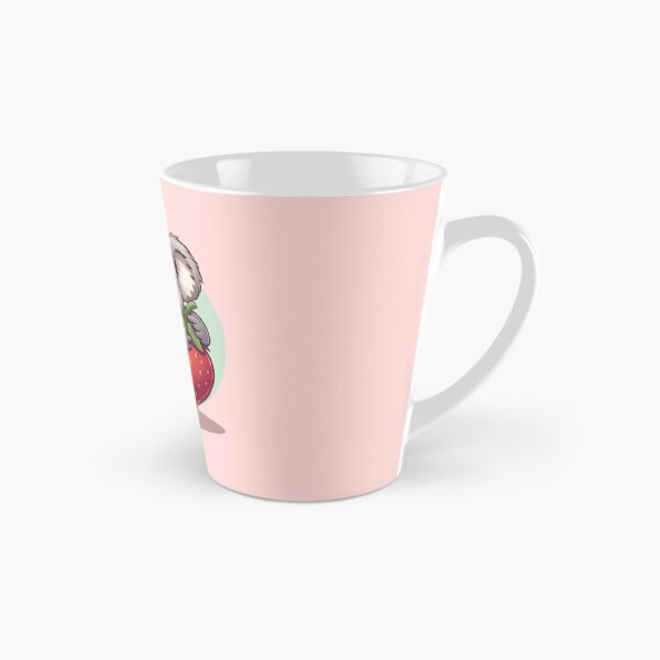 Item preview, Kawaii Koala with Strawberry | Cute Pastel Animal Art designed and sold by PawxelArt.