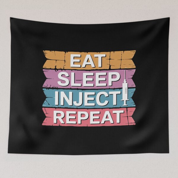 Item preview, Eat - Sleep - Inject - Repeat - Asthetic Nurse designed and sold by LeeEvans222.
