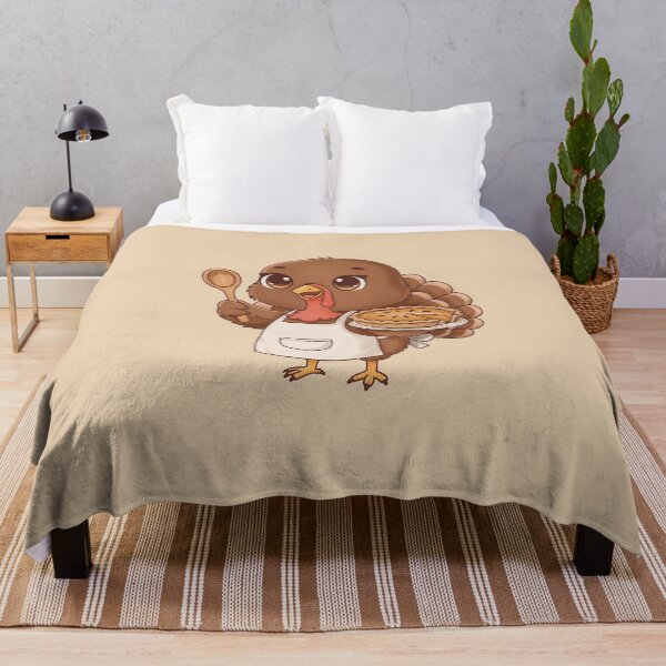 Item preview, Thanksgiving Turkey Pumpkin Pie Chef designed and sold by AuraBerryArt.