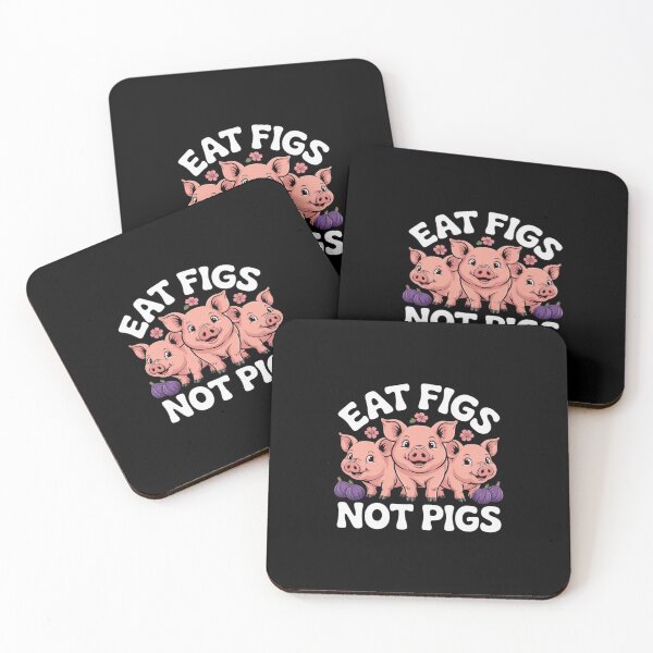 Item preview, Eat Figs Not Pigs Funny Vegan designed and sold by JulienAureo.