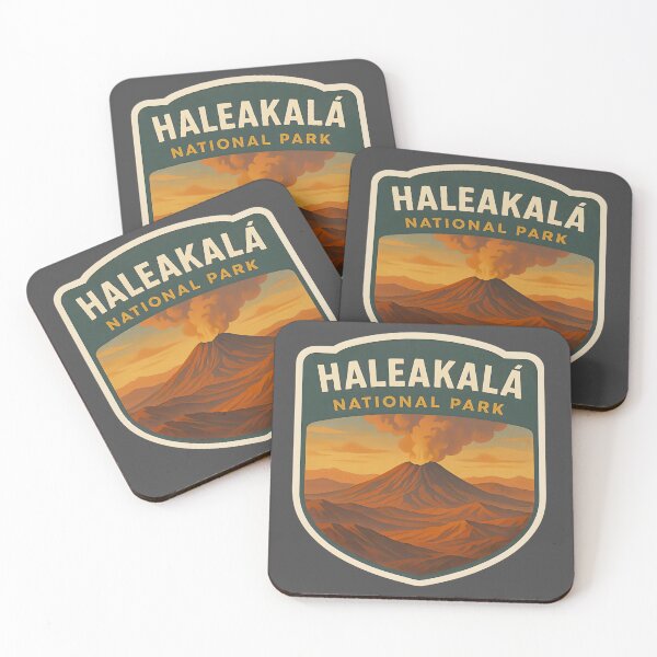 Item preview, Vintage American National Park Print: Haleakalā designed and sold by PinUpPizzazz.