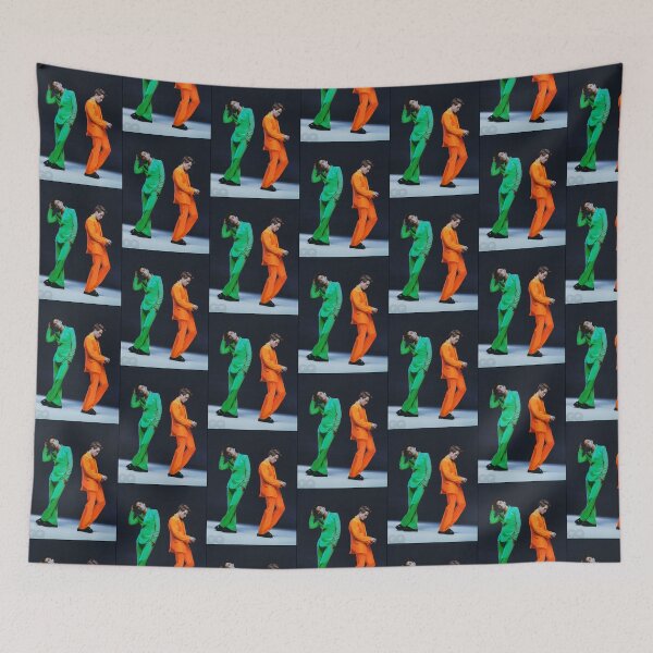 Item preview, robert pattinson green orange suits designed and sold by WillyApparel.