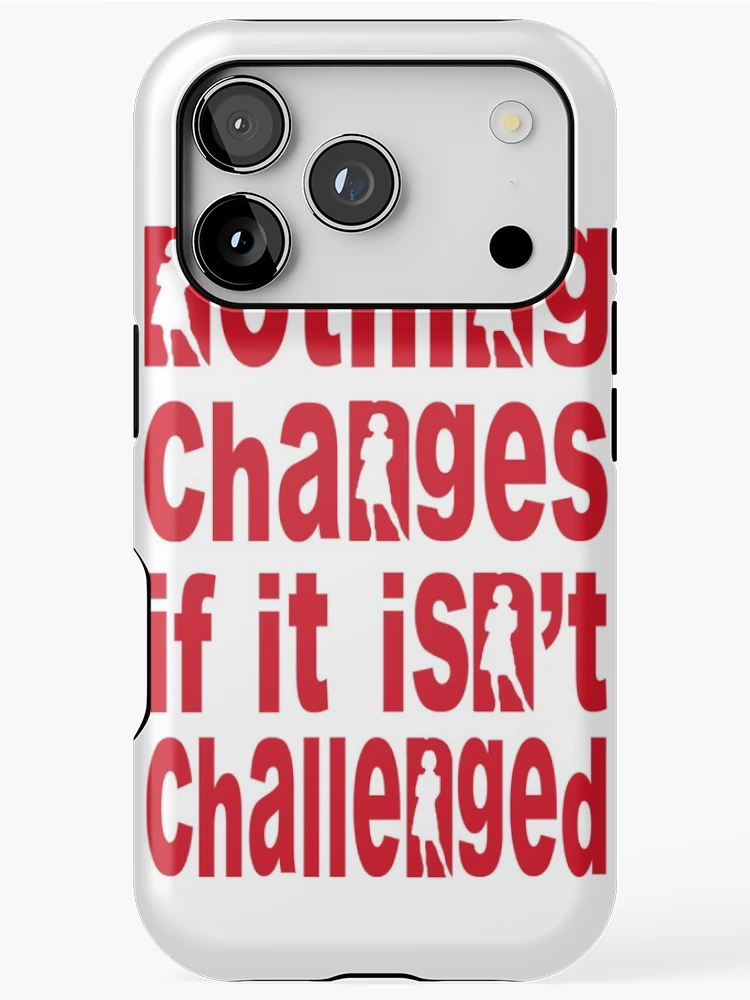 Thumbnail 1 of 4, iPhone Case, "Nothing changes... (version 2) designed and sold by HatsyAmos.