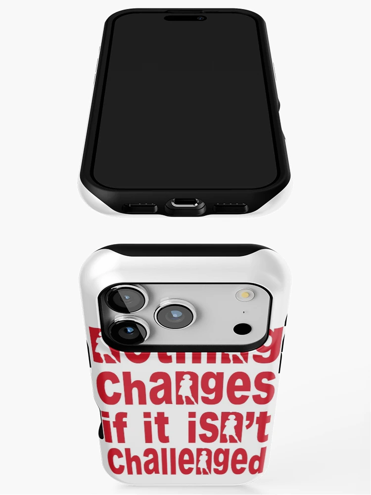 Thumbnail 3 of 4, iPhone Case, "Nothing changes... (version 2) designed and sold by HatsyAmos.