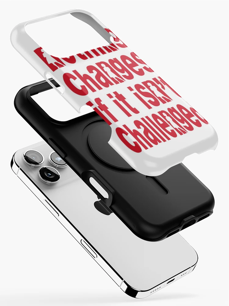 Thumbnail 2 of 4, iPhone Case, "Nothing changes... (version 2) designed and sold by HatsyAmos.