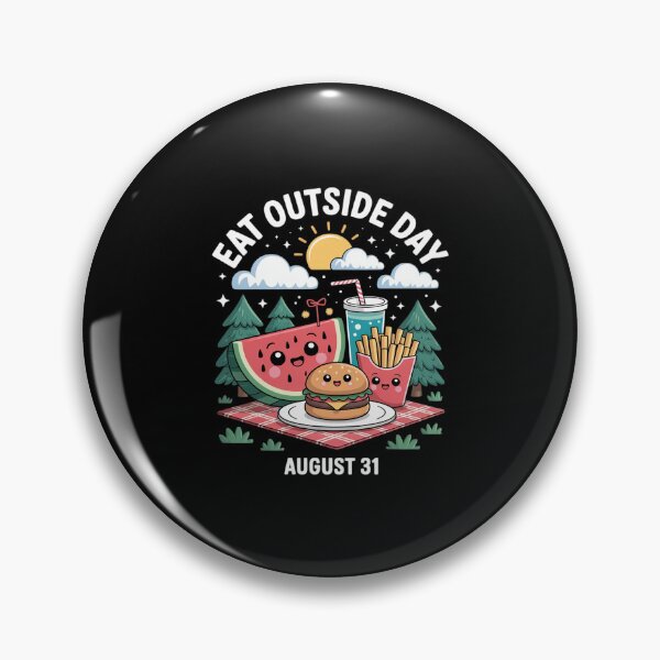 Item preview, Eat Outside Day August 31 Picnic Outdoor Fun Summer Food designed and sold by JulienAureo.
