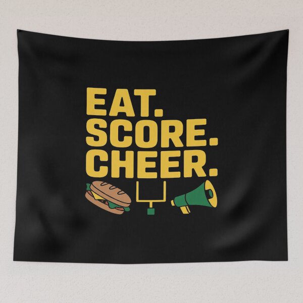 Item preview, Eat Score Cheer Football Fan Gear designed and sold by JulienAureo.
