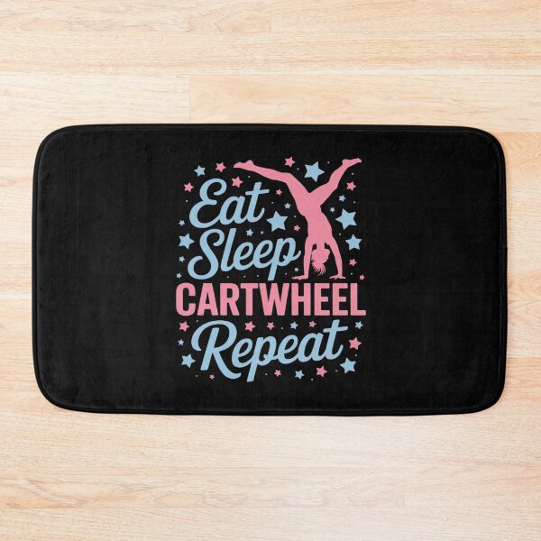 Item preview, Eat Sleep Cartwheel Repeat Gymnastics For Girls Acrobats designed and sold by JulienAureo.