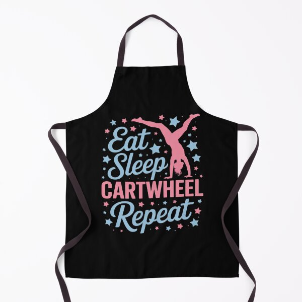 Item preview, Eat Sleep Cartwheel Repeat Gymnastics For Girls Acrobats designed and sold by JulienAureo.