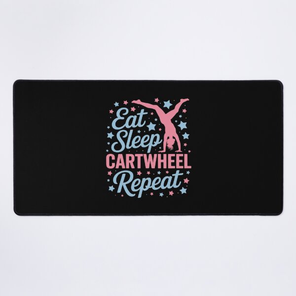 Item preview, Eat Sleep Cartwheel Repeat Gymnastics For Girls Acrobats designed and sold by JulienAureo.