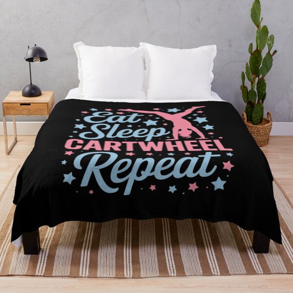 Item preview, Eat Sleep Cartwheel Repeat Gymnastics For Girls Acrobats designed and sold by JulienAureo.