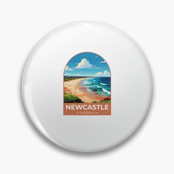 Artikelvorschau, Newcastle Australien Aufkleber entworfen und verkauft von TulipaGraphics.