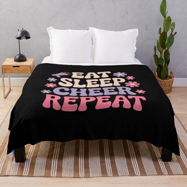 Item preview, Eat Sleep Cheer Repeat Cheerleader Cheerleading designed and sold by JulienAureo.