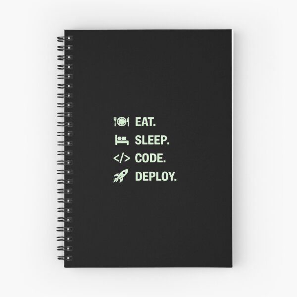 Item preview, Eat Sleep Code Deploy Tech Icon designed and sold by JulienAureo.