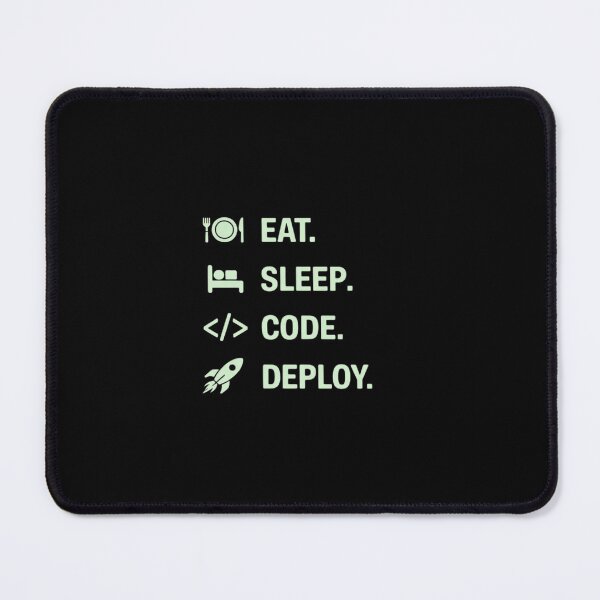 Item preview, Eat Sleep Code Deploy Tech Icon designed and sold by JulienAureo.