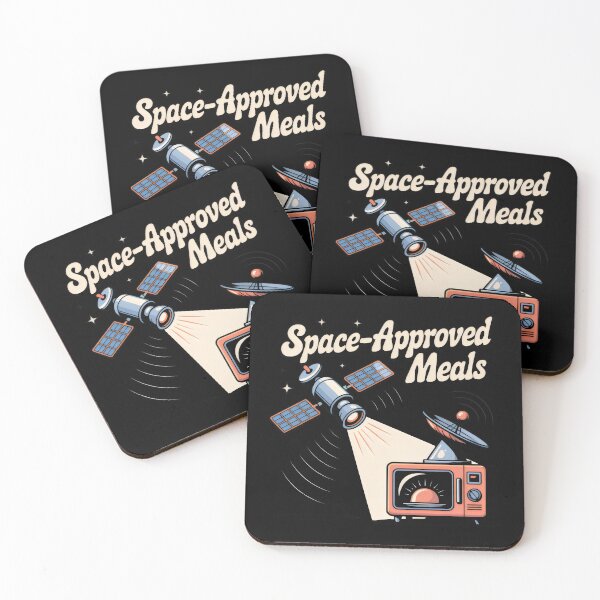 Item preview, Futuristic Kitchen Scene with Earthy Microwave and Orbiting Satellite designed and sold by SplashTastic.