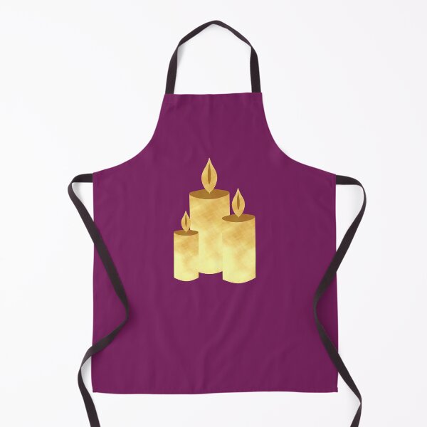 Item preview, Golden Candles on purple - Calm, Sensory-Friendly designed and sold by CreaTwinkles.