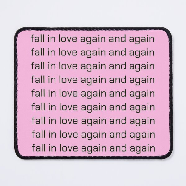 Item preview, fall in love again and again pink designed and sold by Anavrisss.