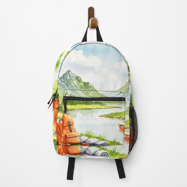 Item preview, Acampando cerca de un río designed and sold by Design4uStudio.
