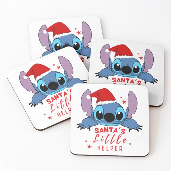 Item preview, Stitch Santa’s Little Helper Cute Christmas Art designed and sold by Justice Geovanni.
