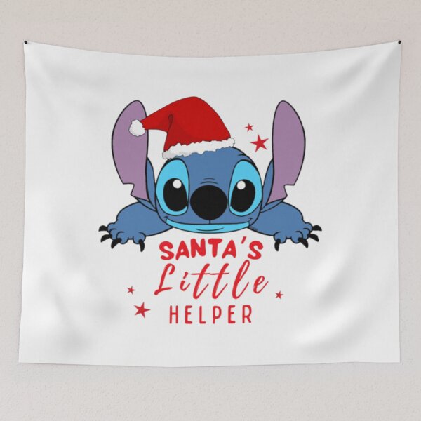 Item preview, Stitch Santa’s Little Helper Cute Christmas Art designed and sold by Justice Geovanni.