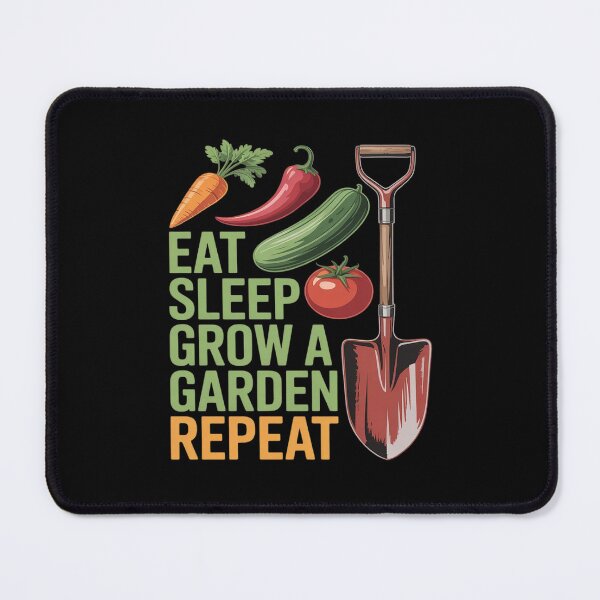 Item preview, Eat Sleep Grow a Garden Repeat Gardening Game Gamers designed and sold by JulienAureo.