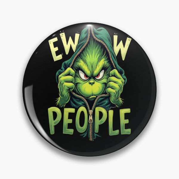 Item preview, Grinch Ew People Funny Christmas Mood Design designed and sold by Justice Geovanni.